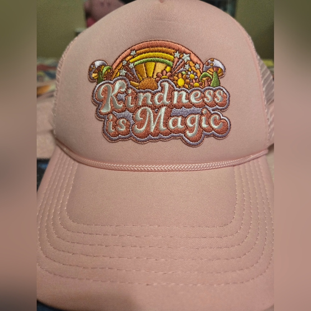 Kindness Is Magic Pink Cap